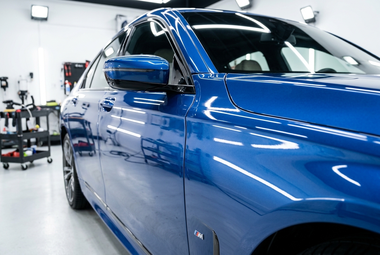 Car after collision repair