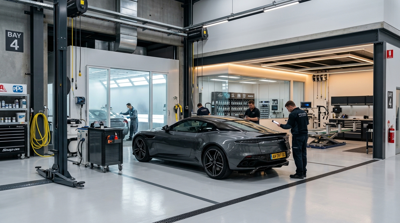 Modern Auto Paint and Body Workshop
